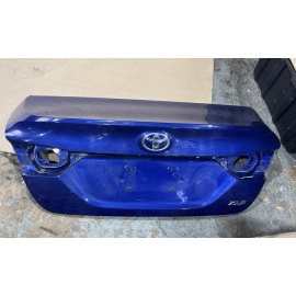 2018 Toyota Camry XLE Trunk Lid with Hinges Blue OEM