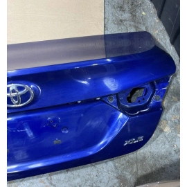 2018 Toyota Camry XLE Trunk Lid with Hinges Blue OEM