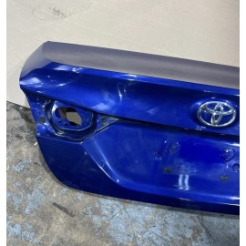 2018 Toyota Camry XLE Trunk Lid with Hinges Blue OEM
