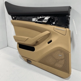 PORSCHE PANAMERA REAR DRIVER SIDE INTERIOR DOOR PANEL TRIM COVER 2010-2016 