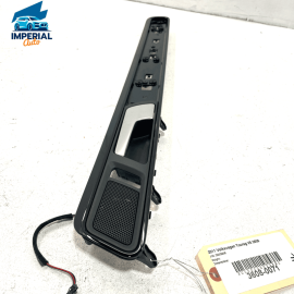 11-17 VOLKAWAGEN TOUAREG REAR LEFT DRIVER INTERIOR HANDLE TRIM W/ SPEAKER O