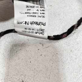 2012 VOLKSWAGEN TOUAREG REAR PASSENGER SIDE DOOR PANEL WIRE WIRING HARNESS 