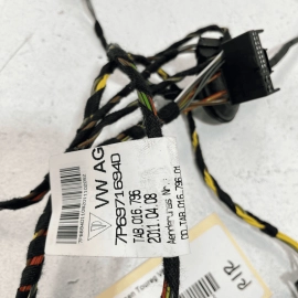 2012 Volkswagen VW Touareg Rear Right Passnger Side Door Wire Wiring Harnes