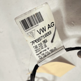 2012 VOLKSWAGEN TOUAREG REAR LEFT DRIVER SIDE DOOR PANEL WIRE WIRING HARNES