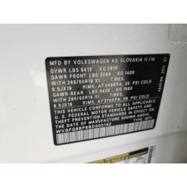 VW VOLKSWAGEN TOUAREG 2011-2015 FRONT PASSENGER SIDE DOOR LOCK UNLOCK SWITC