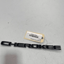 2017-2021 JEEP GRAND CHEROKEE FRONT DOOR BLACK NAMEPLATE EMBLEM BADGE LOGO 