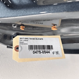 GMC TERRAIN 2018-2023 FRONT PASSENGER EXTERIOR DOOR SHELL PANEL OEM GRAY =G