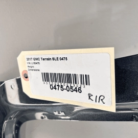 GMC TERRAIN 2018-2023 REAR PASSENGER EXTERIOR DOOR SHELL PANEL OEM GRAY =G9
