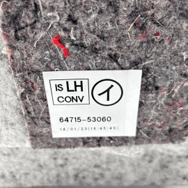 2014 LEXUS IS250 TRUNK LUGGAGE LEFT DRIVER SIDE QUARTER PANEL COVER TRIM OE