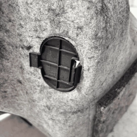 2014 LEXUS IS250 TRUNK LUGGAGE LEFT DRIVER SIDE QUARTER PANEL COVER TRIM OE