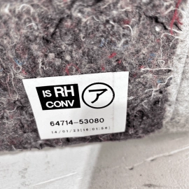 2014 LEXUS IS250 TRUNK LUGGAGE RIGHT PASSENGER SIDE QUARTER PANEL COVER TRI 2014 LEXUS IS250 TRUNK LUGGAGE RIGHT PASSENGER SIDE QUARTER PANEL COVER TRI