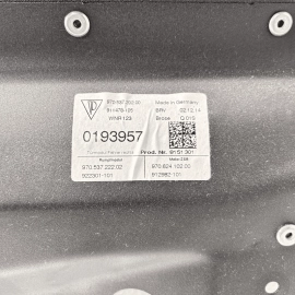 2010-2016 PORSCHE PANAMERA FRONT PASSENGER DOOR WINDOW REGULATOR & CARRIER 