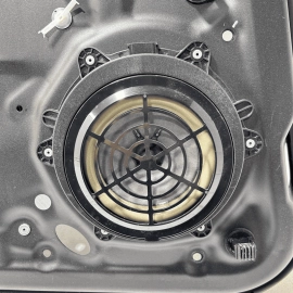 2010-2016 PORSCHE PANAMERA REAR DRIVER DOOR WINDOW REGULATOR & CARRIER PANE