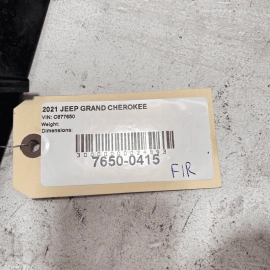 2021 JEEP GRAND CHEROKEE RIGHT SIDE PASSENGER SPAT FRONT BUMPER FILLER OEM