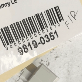 TOYOTA CAMRY 2019 FRONT RIGHT PASSENGER SIDE DOOR WIRE WIRING HARNESS OEM