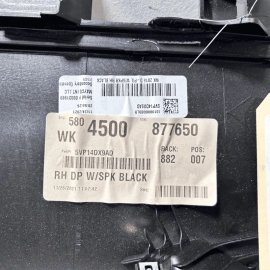 2016-2022 JEEP GRAND CHEROKEE QUARTER TRIM COVER REAR RIGHT PASSENGER BLACK 2016-2022 JEEP GRAND CHEROKEE QUARTER TRIM COVER REAR RIGHT PASSENGER BLACK