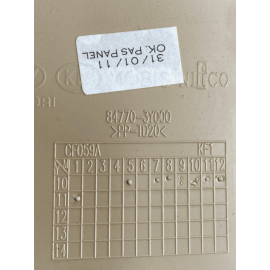 2011-2013 HYUNDAI ELANTRA Dash Panel Passenger Side Upper Trim Cover Panel 