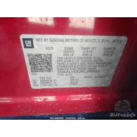 2018 - 2020 GMC TERRAIN EQUINOX 2.0L ENGINE STARTER MOTOR -34K MILES- OEM