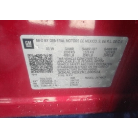 2018-2021 GMC TERRAIN DASH LEFT STEERING COLUMN KNEE BOLSTER TRIM COVER OEM