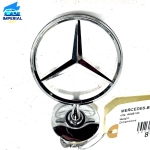 2007-2013 MERCEDES W221 S600 FRONT HOOD BADGE EMBLEM STAR LOGO OEM