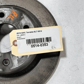 GMC TERRAIN 2018 - 2022 REAR LEFT OR RIGHT SIDE BRAKE DISC ROTOR OEM 1PCS