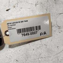 Front Passenger Seat Track Rail End Cover Black Lexus IS 250 2014 2015 OEM 