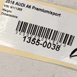 AUDI A6 Quattro 2012-2018 REAR LEFT OR RIGHT SIDE DOOR PANEL TWEETER SPEAKE AUDI A6 Quattro 2012-2018 REAR LEFT OR RIGHT SIDE DOOR PANEL TWEETER SPEAKE