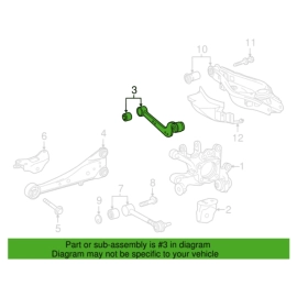 Rear Left Driver Side Upper Control Arm Lexus NX 2015-2021 OEM