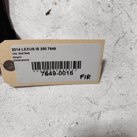 Front Right Seat Track Rail End Cap Cover Black Lexus IS250 2014-2015 OEM 1