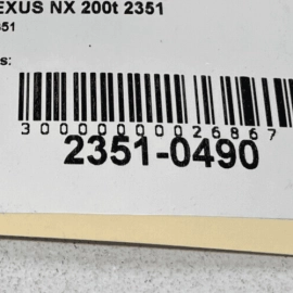 LEXUS NX200T 2015-2017 NX300 2.0L ENGINE INTERCOOLER COOLANT WATER PIPE OEM