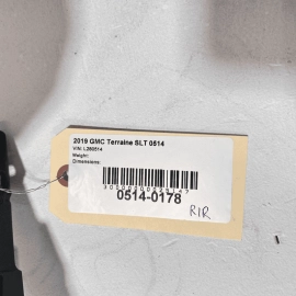 REAR PASSENGER SIDE DOOR WINDOW FRAME TRIM COVER OEM GMC TERRAIN 2018 - 202