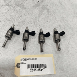 2015 - 2021 LEXUS NX200t NX300 2.0L ENGINE MOTOR FUEL INJECTOR OEM SET OF 4