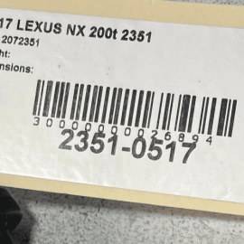 LEXUS NX200T 2015-2017 IS300 RC300 2.0L ENGINE INTERCOOLER AIR RESONATOR OE