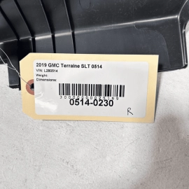 2018-23 GMC Terrain SLT Right Passenger Center Pillar Lower Trim Panel Cove 2018-23 GMC Terrain SLT Right Passenger Center Pillar Lower Trim Panel Cove