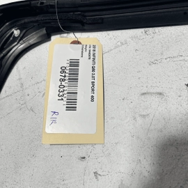 2018 INFINITI Q50 DOOR WINDOW GLASS RUN CHANNEL SEAL REAR RIGHT SIDE OEM