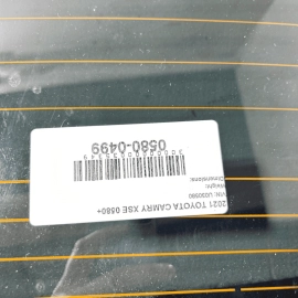 2018-2023 CAMRY XSE 2.5L Rear Back Windshield Window Heated Pilkington Glas