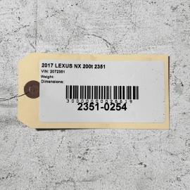 2015 - 2017 LEXUS NX200T NX300H TAILGATE LIFTGATE BACK DOOR RELEASE SWITCH 