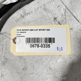 2018 INFINITI Q50 REAR RIGHT PASSENGER DOOR HARNESS OEM