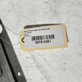 INFINITI Q50 2014-2020 REAR TRUNK DECK LID TRIM COVER PANEL OEM