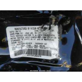 INFINITI Q50 2014-2019 TRUNK PASSENGER SIDE QUARTER PANEL LINER TRIM COVER 