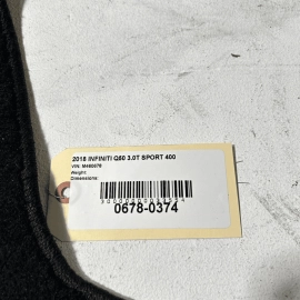 INFINITI Q50 RED SPORT REAR TRUNK FLOOR CARGO CARPET MAT OEM 2014 - 2020