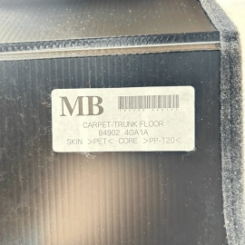 INFINITI Q50 RED SPORT REAR TRUNK FLOOR CARGO CARPET MAT OEM 2014 - 2020