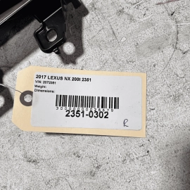 2015-2017 LEXUS NX200T RIGHT PASSENGER SIDE B PILLAR UPPER TRIM COVER PANEL