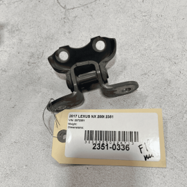 15-21 LEXUS NX200T NX300H FRONT LOWEER PASSENGER SIDE DOOR HINGE GRAY OEM *