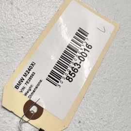 BMW M240xi F23 2017-21 Cabrio Front Driver Side A Pillar Outer Trim Molding BMW M240xi F23 2017-21 Cabrio Front Driver Side A Pillar Outer Trim Molding