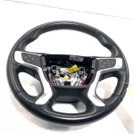 DEFECT 18-19 GMC TERRAIN LEATHER STEERING WHEEL ASSEMBLY W/ SWITCH BUTTON O