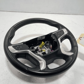 DEFECT 18-19 GMC TERRAIN LEATHER STEERING WHEEL ASSEMBLY W/ SWITCH BUTTON O
