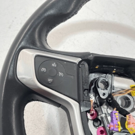 DEFECT 18-19 GMC TERRAIN LEATHER STEERING WHEEL ASSEMBLY W/ SWITCH BUTTON O