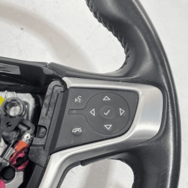 DEFECT 18-19 GMC TERRAIN LEATHER STEERING WHEEL ASSEMBLY W/ SWITCH BUTTON O