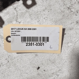 2015 - 2021 LEXUS NX200T NX300H DRIVER SIDE B PILLAR UPPER TRIM COVER PANEL 2015 - 2021 LEXUS NX200T NX300H DRIVER SIDE B PILLAR UPPER TRIM COVER PANEL